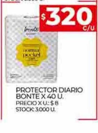 Supermercados DIA Protector diario bonte oferta
