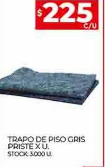 Supermercados DIA Trapo de piso gris priste oferta