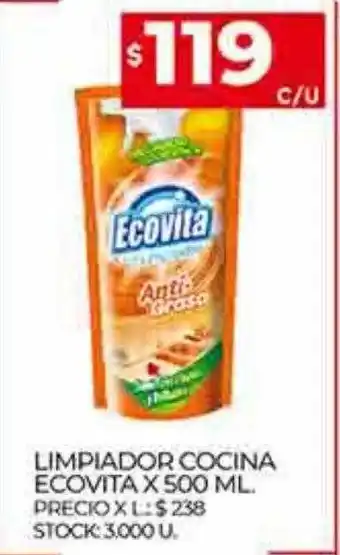 Supermercados DIA Limpiador cocina ecovita oferta