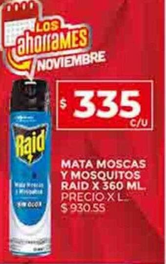 Supermercados DIA Mata moscas y mosquitos raid oferta