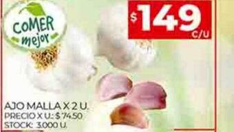 Supermercados DIA Ajo malla oferta
