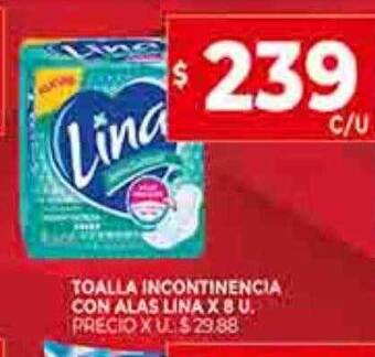 Supermercados DIA Toalla incontinencia con alas lina oferta