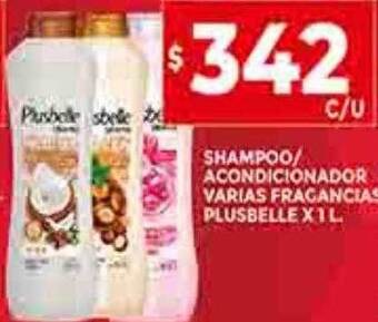 Supermercados DIA Shampoo acondicionador varias fragancias plusbelle oferta