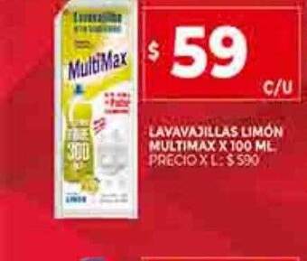 Supermercados DIA Lavavajillas limón multimax oferta