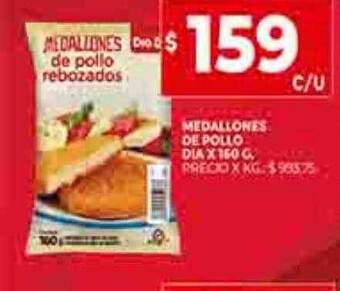 Supermercados DIA Medallones de pollo dia oferta
