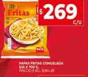 Supermercados DIA Papas fritas congelada dia oferta