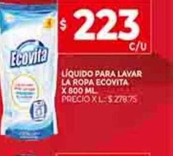Supermercados DIA Líquido para lavar la ropa ecovita oferta