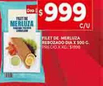 Supermercados DIA Filet de merluza rebozado dia oferta