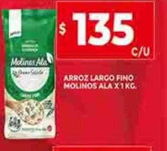 Supermercados DIA Arroz largo fino molinos ala oferta