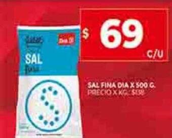 Supermercados DIA Sal fina dia oferta