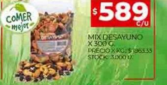 Supermercados DIA Mix desayuno oferta
