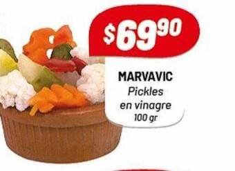 Almacor Marvavic pickles en vinagre 100 gr oferta