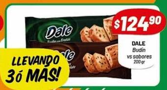 Almacor Dale budín vs sabores oferta