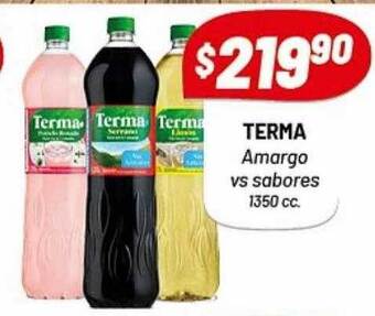 Almacor Terma amargo vs sabores oferta