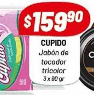 Almacor Cupido jabón de tocador tricolor oferta