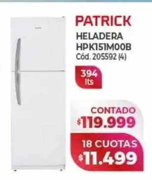 Naldo Lombardi Patrick heladera hpk151m00b oferta