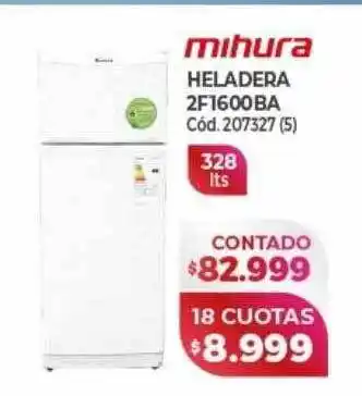 Naldo Lombardi Mihura heladera 2f1600ba oferta