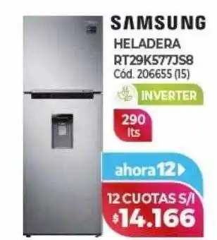 Naldo Lombardi Samsung heladera rt29k5778js8 oferta