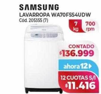 Naldo Lombardi Samsung lavarropa wa70f5s4udw oferta