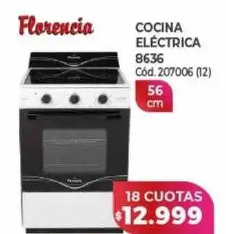 Naldo Lombardi Florencia cocina eléctrica 8636 oferta