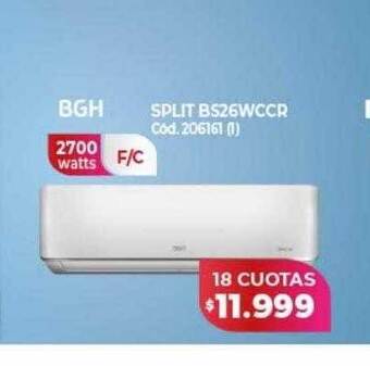 Naldo Lombardi Bgh split bs26wccr oferta