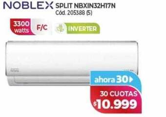 Naldo Lombardi Noblex split nbxin32h17n oferta