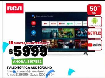Punto Mayorista Tv led 50 oferta