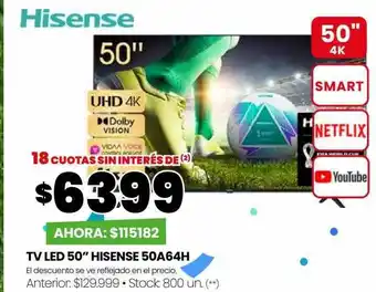Punto Mayorista Tv led 50 oferta