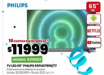 Punto Mayorista Tv led 65 oferta