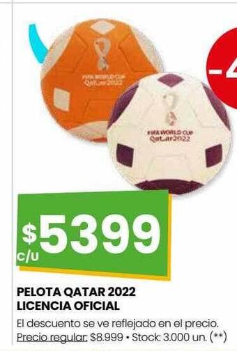Punto Mayorista Pelota qatar 2022 licencia oficial oferta