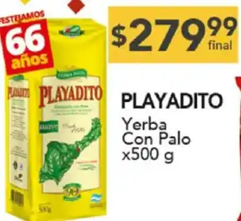 Nini Mayorista Playadito Yerba Con Palo x500g oferta