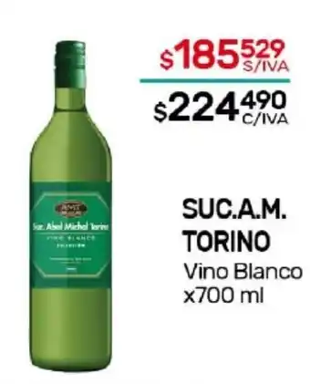 Nini Mayorista Suc.A.M. Torino Vino Blanco x 700ml oferta