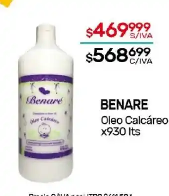 Nini Mayorista Benare Oleo Calcáreo x 930lts oferta