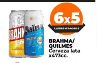 Supermayorista Vital Brahma/Quilmes Cerveza Lata x473 cc oferta