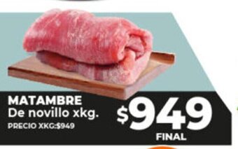 Supermayorista Vital Matambre De Novillo xkg. oferta