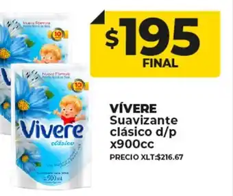 Supermayorista Vital Vivere Suavizante Clasico D/P x900 cc oferta