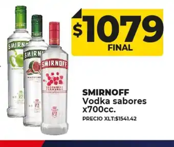 Supermayorista Vital Smirnoff Vodka Sabores x700 cc oferta