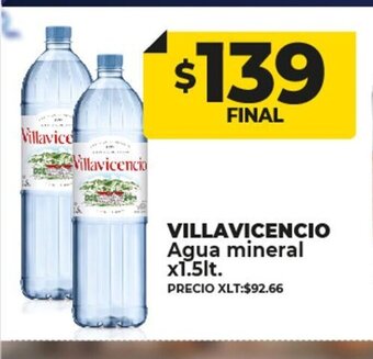 Supermayorista Vital Villavicencio Agua Mineral x1.5lt. oferta
