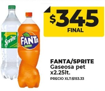 Supermayorista Vital Fanta/Sprite Gaseosa Pet oferta
