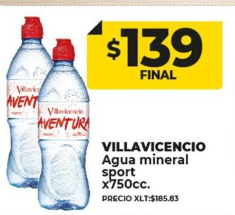 Supermayorista Vital Villavicencio Agua Mineral Sport oferta
