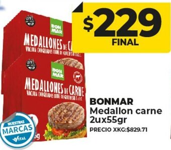 Bonmar Medallon Carne 2ux55gr