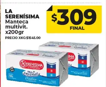 Supermayorista Vital La Serenisima Manteca Multivit x200 gr oferta