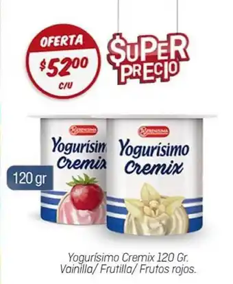 El Nene Yogurisimo Cremix Vainila Frutilla Frutos Rojos 120gr oferta