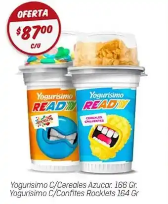 El Nene Yogurisimo C Cereales Azucar Yogurisimo C Confites Rocklets 166gr oferta
