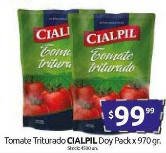 Cordiez Tomate Triturado Cialpil Doy Pack x 970gr oferta