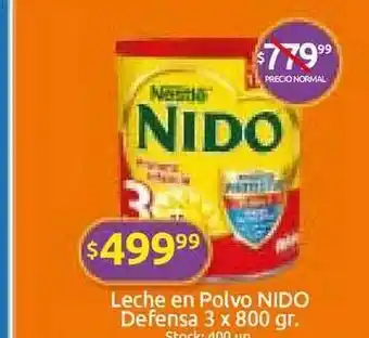 Cordiez Leche En Polvo Nido Defensa 3 x 800gr oferta