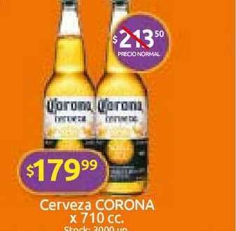 Cordiez Cerveza Corona x 710cc oferta