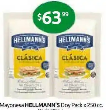Cordiez Hellmann's Mayonesa Doy Pack x 250cc oferta