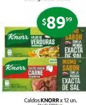 Cordiez Caldos Knorr x 12un oferta