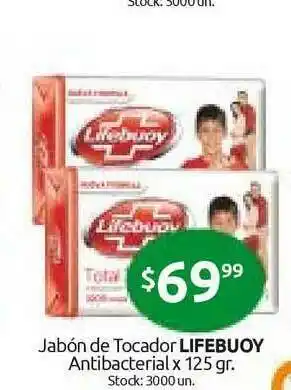Cordiez Lifebuoy Jabon De Tocador Antibacterial x 125gr oferta